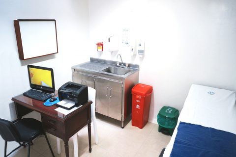 Sala de yesos de la Clínica de Fracturas Palmira